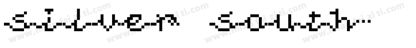 silver south字体转换